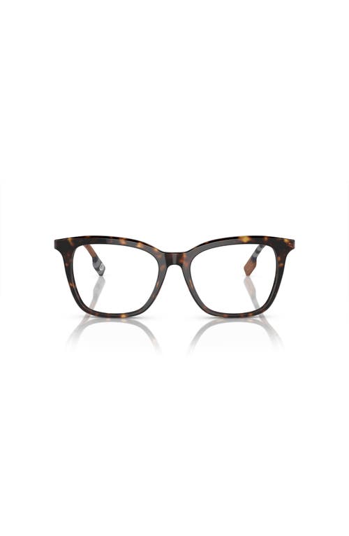 Burberry 50mm Square Optical Glasses In Brown