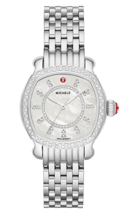 Lilou Diamond Bracelet Watch, 34mm