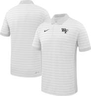 Nike Men's Nike White Wake Forest Demon Deacons 2025 Early Season Coaches Sideline Victory Stripe Performance Polo