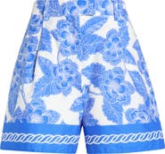 SUGARLIPS Rency Floral Print High Waist Shorts