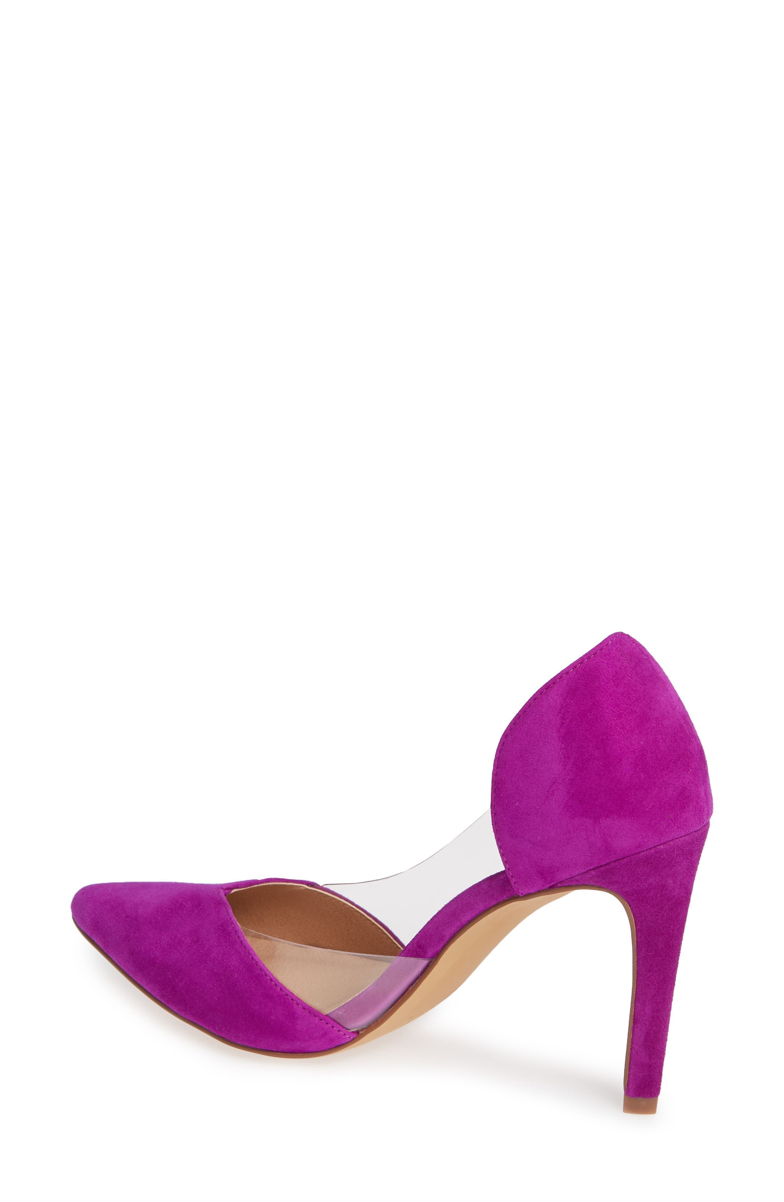 Leith Parker Clear d'Orsay Pump, Alternate, color, 