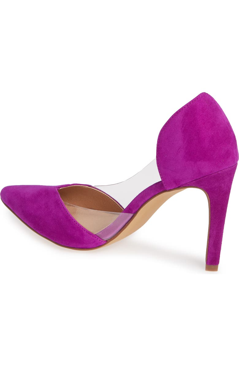 Leith Parker Clear d'Orsay Pump, Alternate, color,