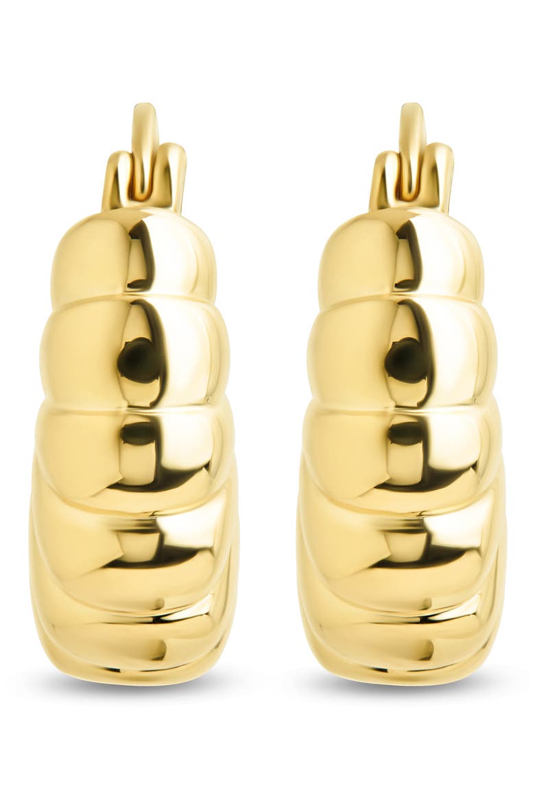 Lysandra Bubble Hoop Earrings, Alternate, color, GOLD
