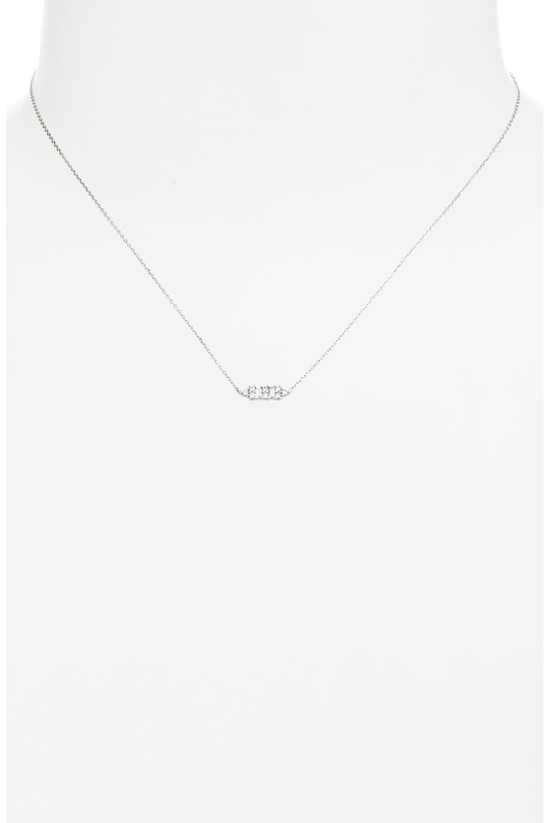 Gatsby Diamond Pendant Necklace (Nordstrom Exclusive), Alternate, color, 18K WHITE GOLD