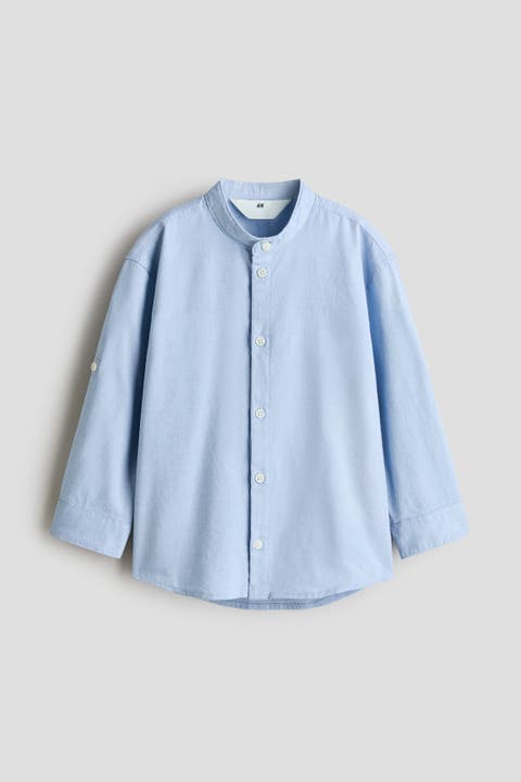 Cotton Grandad Shirt