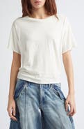 R13 Tight Waist Cotton & Cashmere T-Shirt