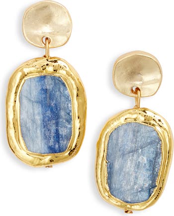 Karine Sultan Kyanite Drop Earrings 