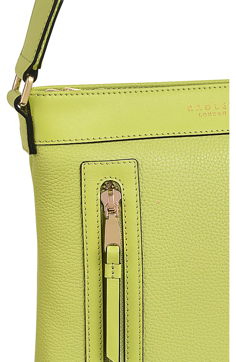 Radley Small Zippy Crossbody Bag, Alternate, color, Celery