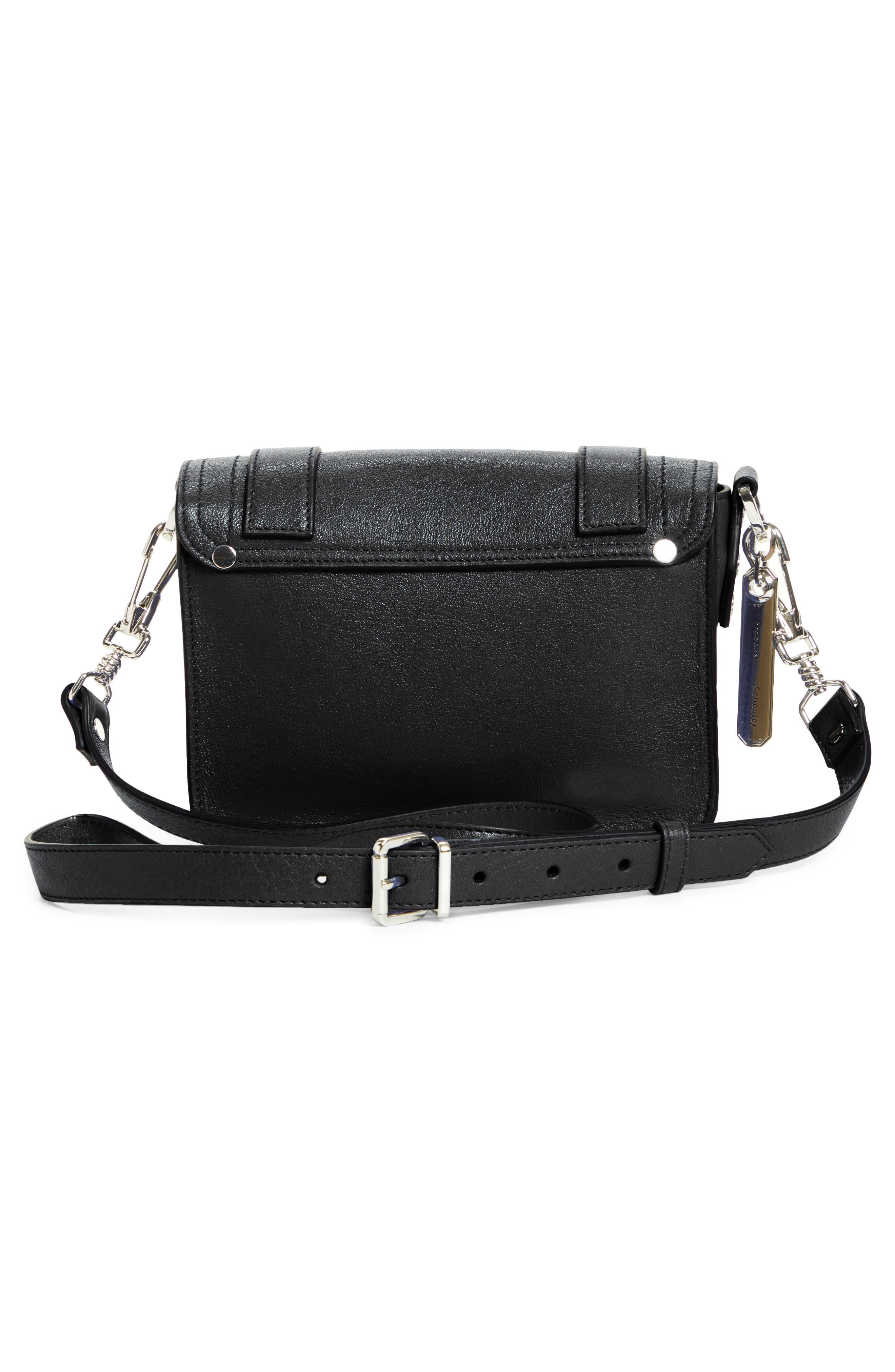 Proenza Schouler Mini PS1 Leather Crossbody Bag, Alternate, color, 