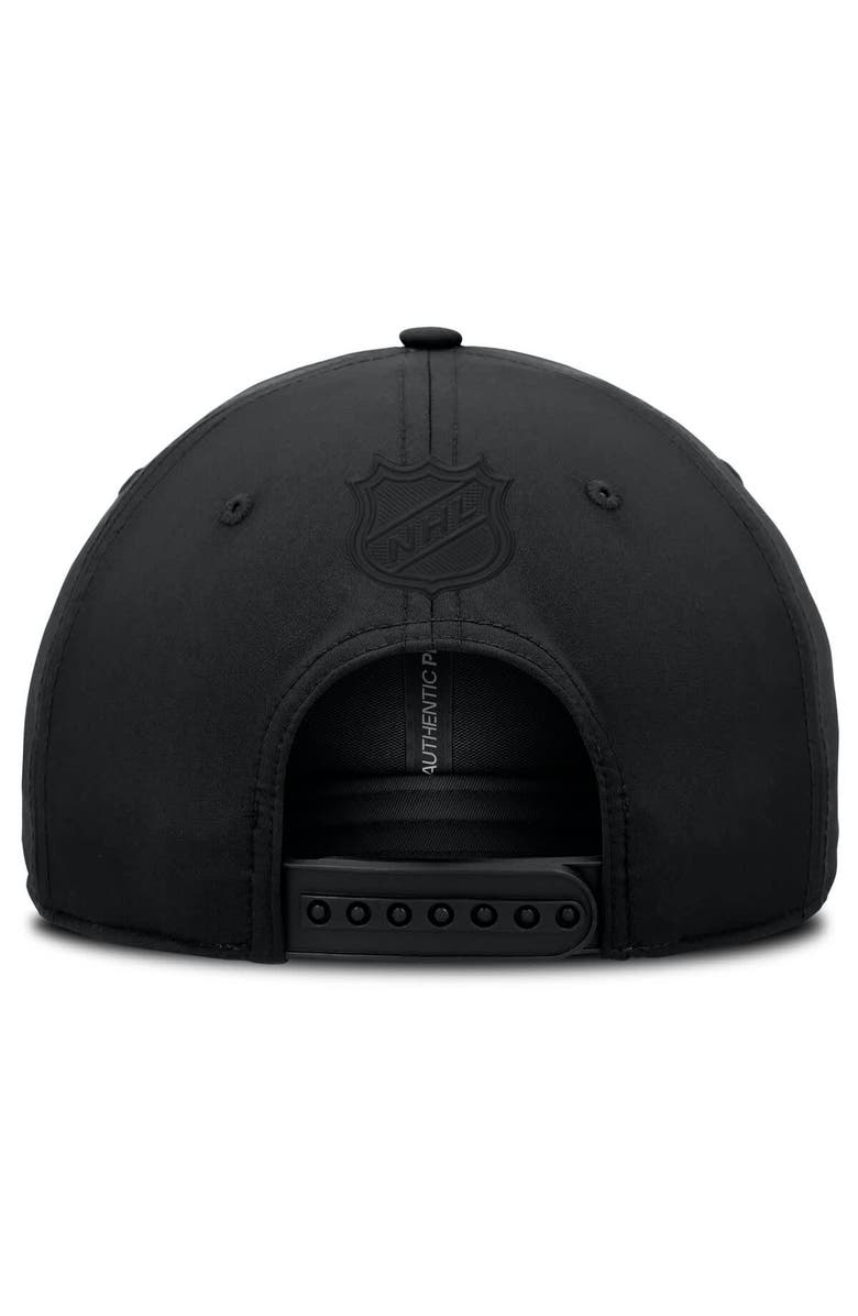 FANATICS Men's Fanatics Black Vegas Golden Knights Authentic Pro Road Logo Adjustable Hat, Alternate, color, 