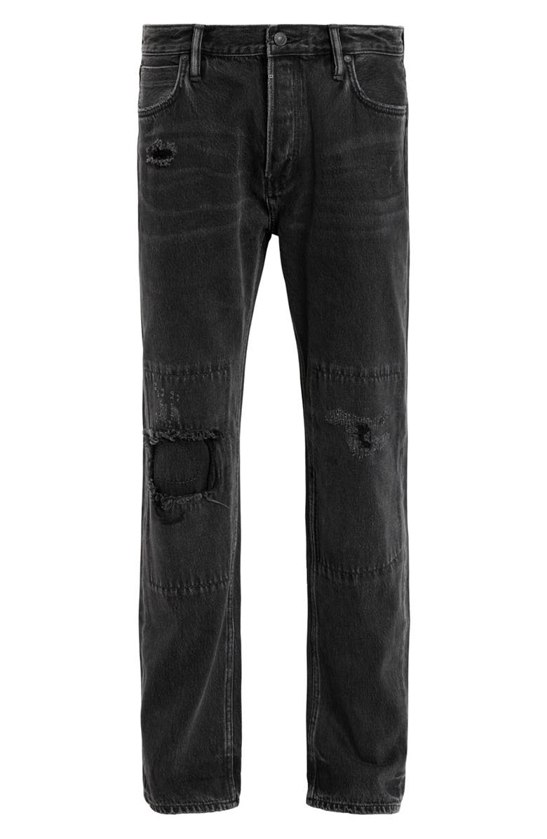 AllSaints Reid Repair Straight Leg Jeans, Alternate, color, 