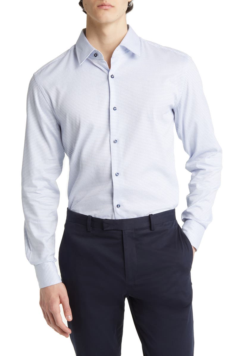 BOSS Hank Slim Fit Dress Shirt, Main, color, 