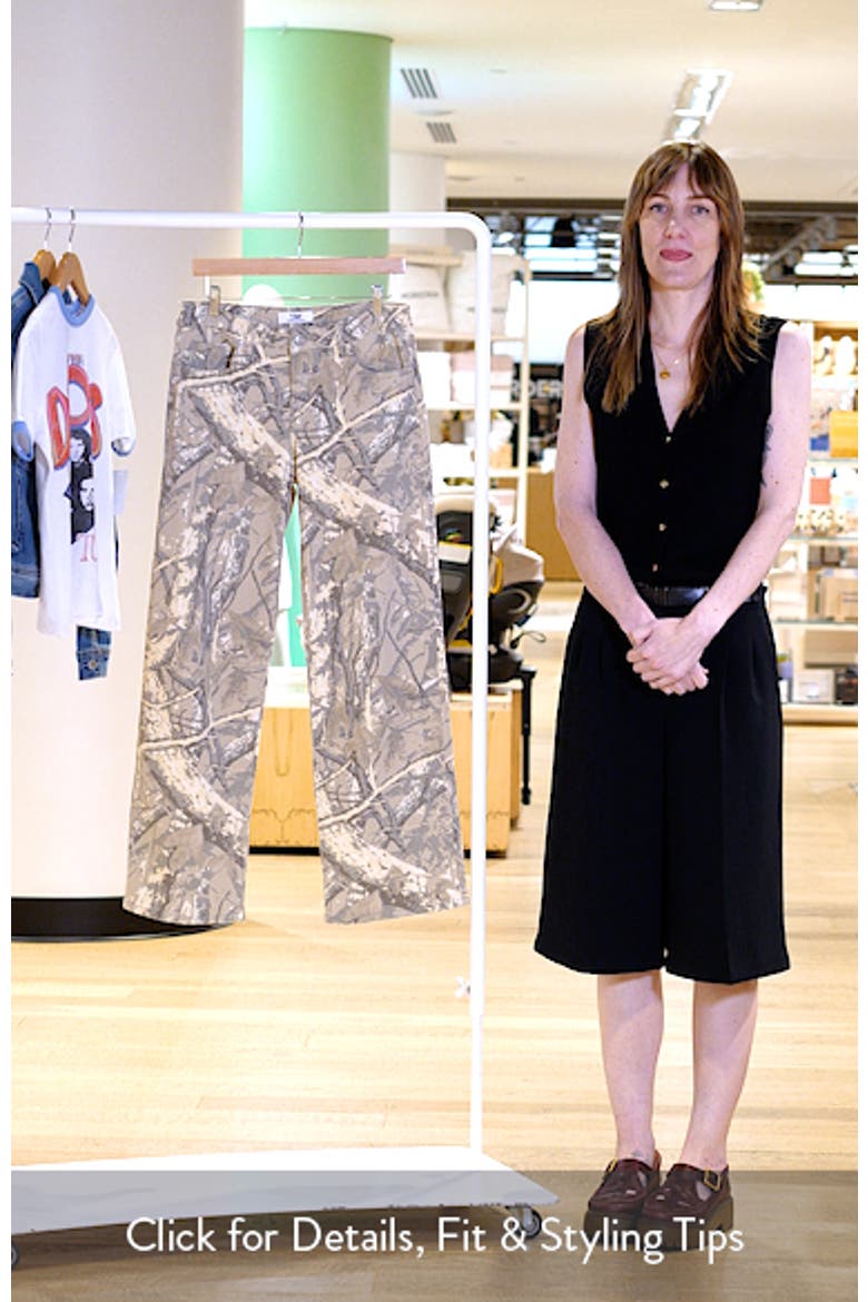 Britney Camo Low Rise Wide Leg Jeans video