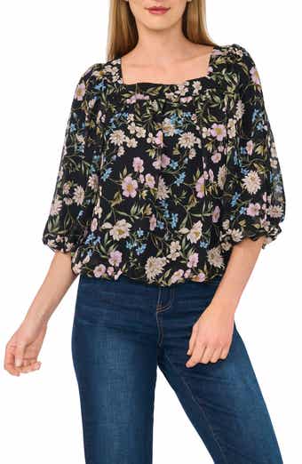 Square Neck Bubble Top
