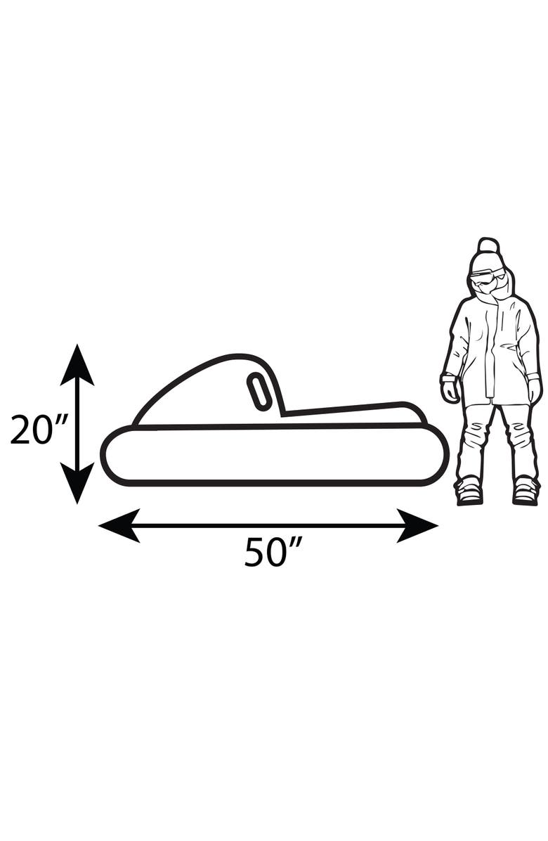 Coconut Outdoor Team Xtreme Racing Snowmobile Sled Limepinkblack, 50X20" 8+, Alternate, color, 