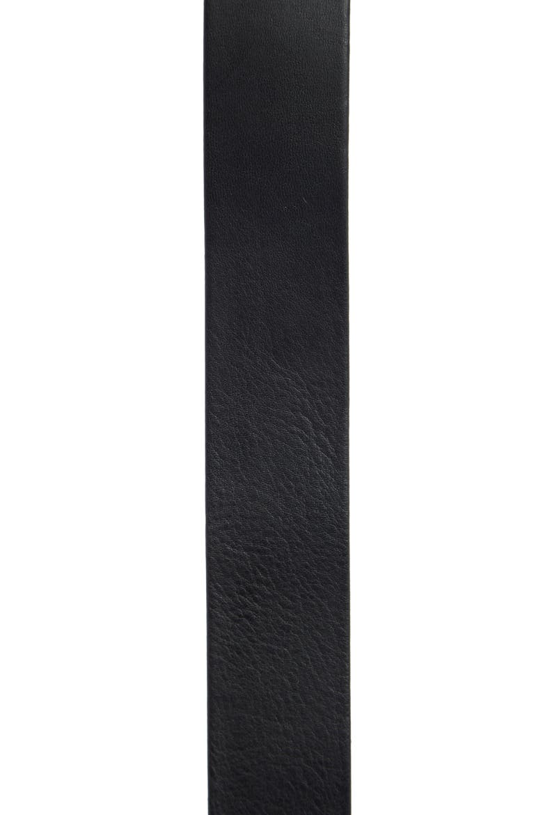 Gionios Leather Belt, Alternate, color, BLK