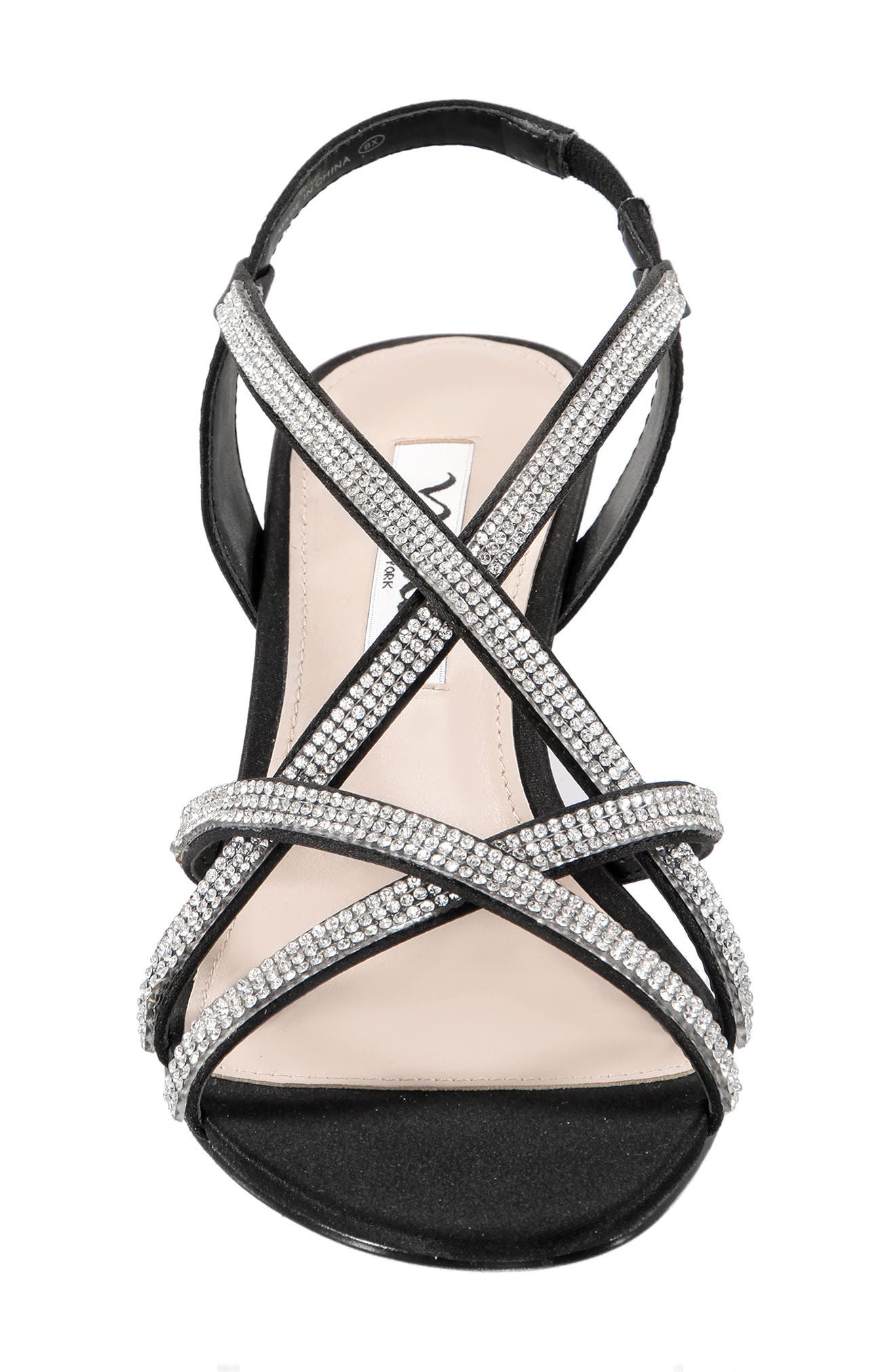 Nina Nadette Embellished Strappy Sandal, Alternate, color, 