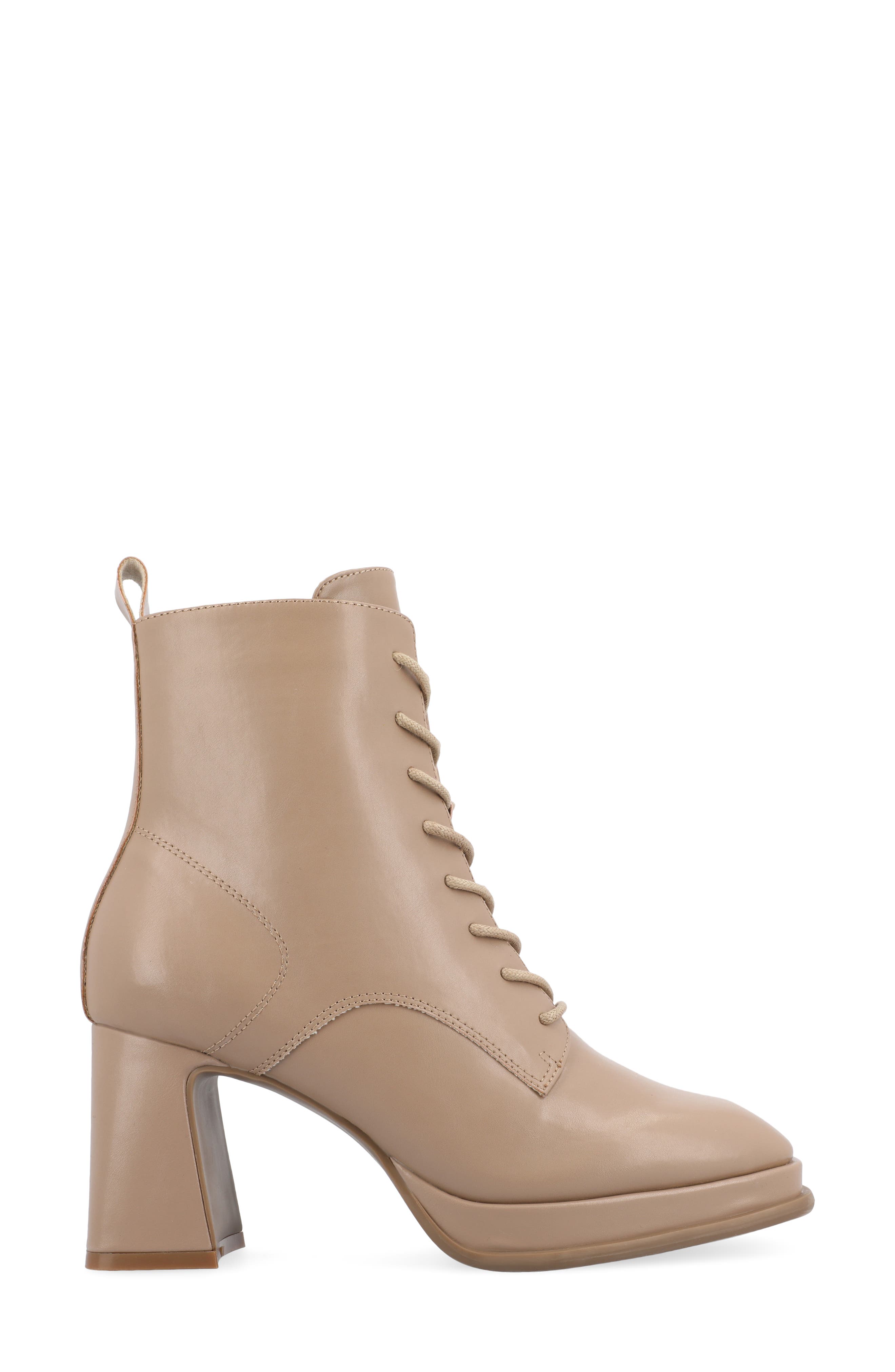 Journee Collection Kalandi Bootie, Alternate, color, Taupe