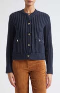Moncler Mixed Media Down Cardigan