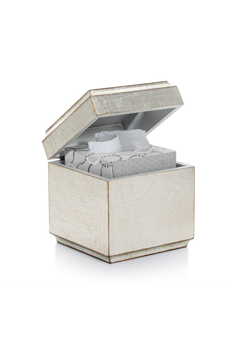 York Silver Tissue Cover, Alternate, color, SILVER