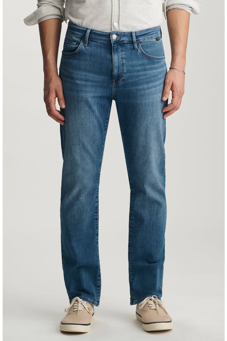 Zach Straight Leg Jeans, Main, color, MID BRUSHED FEATHER
