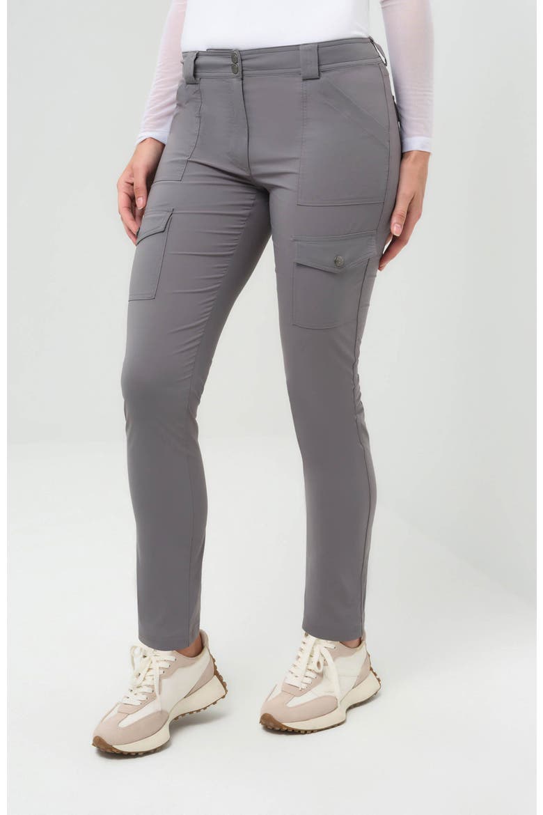 The Kate Skinny Cargo Pant, Main, color, Grey
