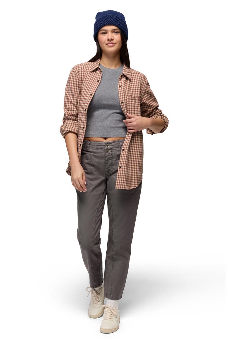 Golden Canyon Organic Cotton Flannel Shirt, Alternate, color, NEWBERRY