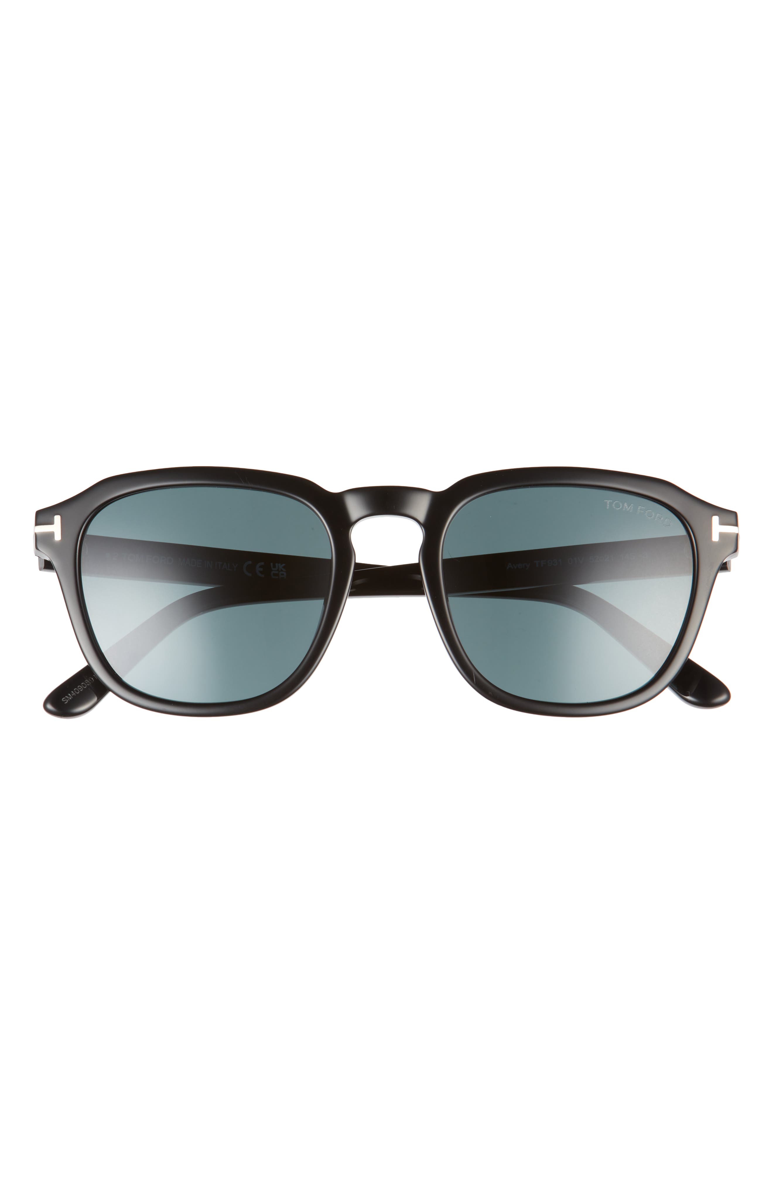 Avery 52mm Round Sunglasses