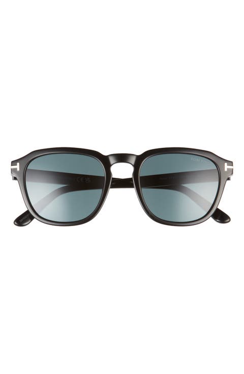 Avery 52mm Round Sunglasses
