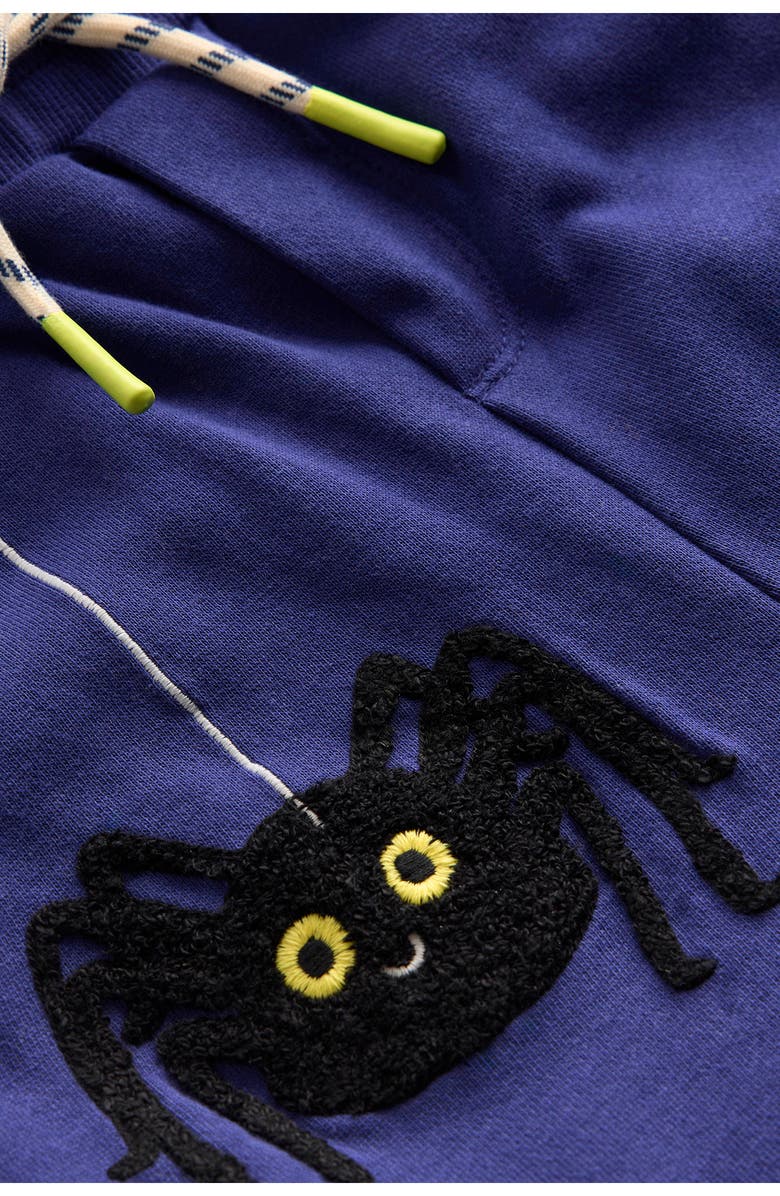 Mini Boden Kids' Spider Sweatpants, Alternate, color, Blue Spider