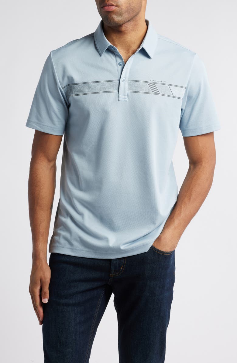 TravisMathew Fresh Catch Cotton Blend Polo, Main, color,