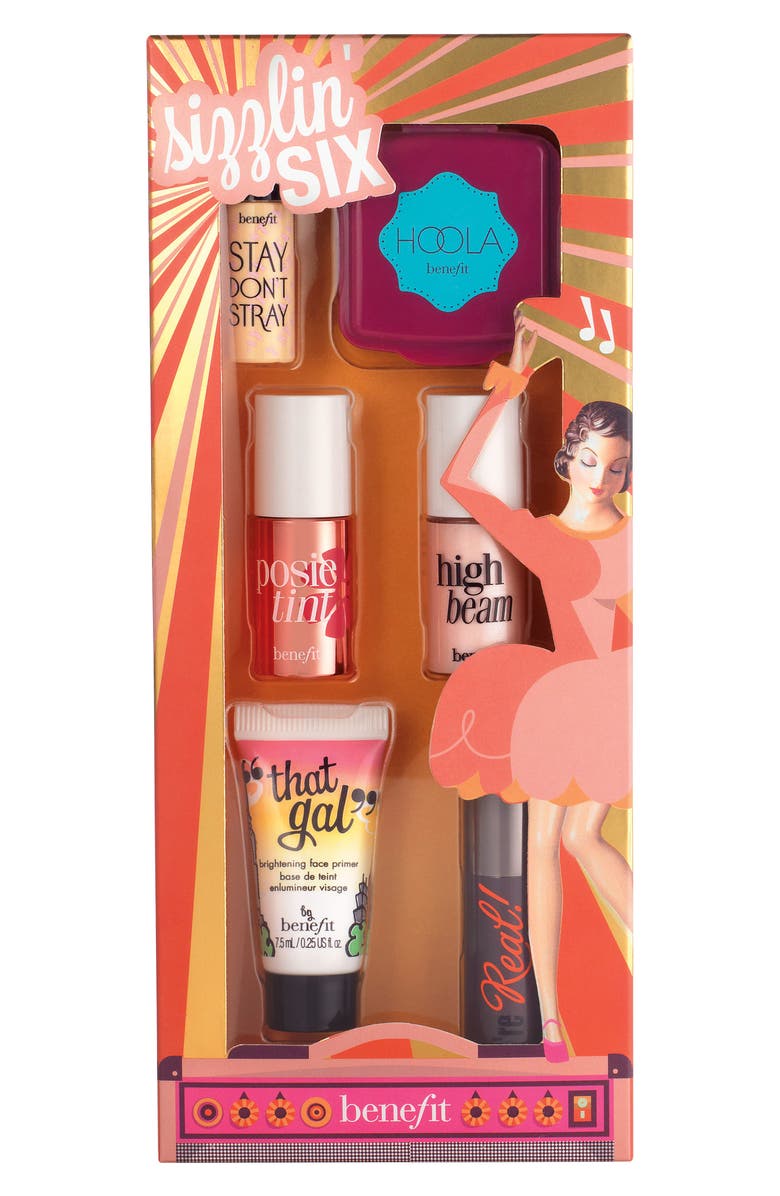 Benefit Cosmetics Benefit Sizzlin' Six Mini Best-Sellers Set, Alternate, color,