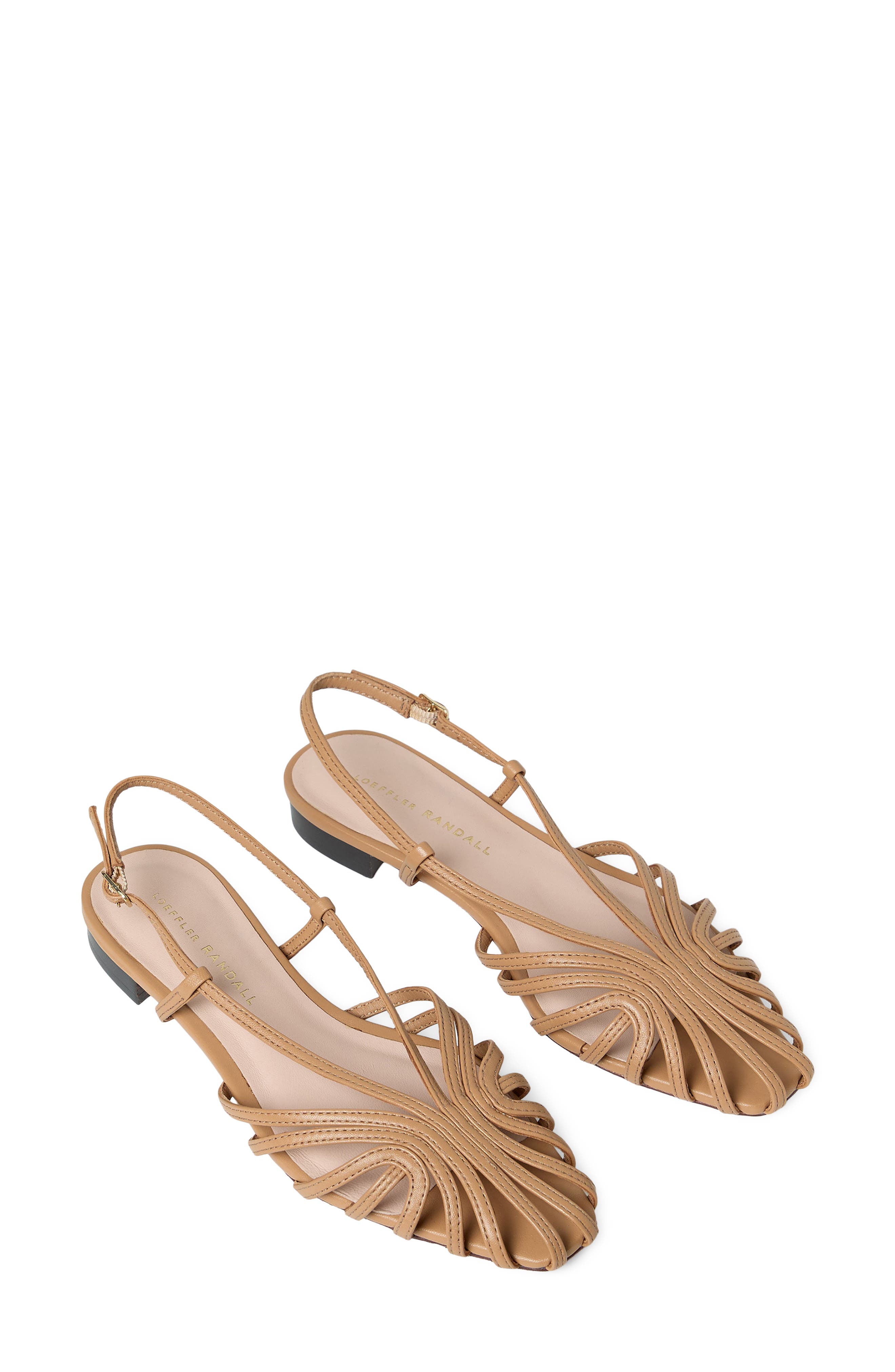 Loeffler Randall Devon Lattice Slingback Sandal, Alternate, color, Dune