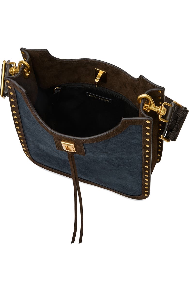 Rebecca Minkoff Medium Darren Feed Crossbody Bag, Alternate, color, Denim/ Fondant