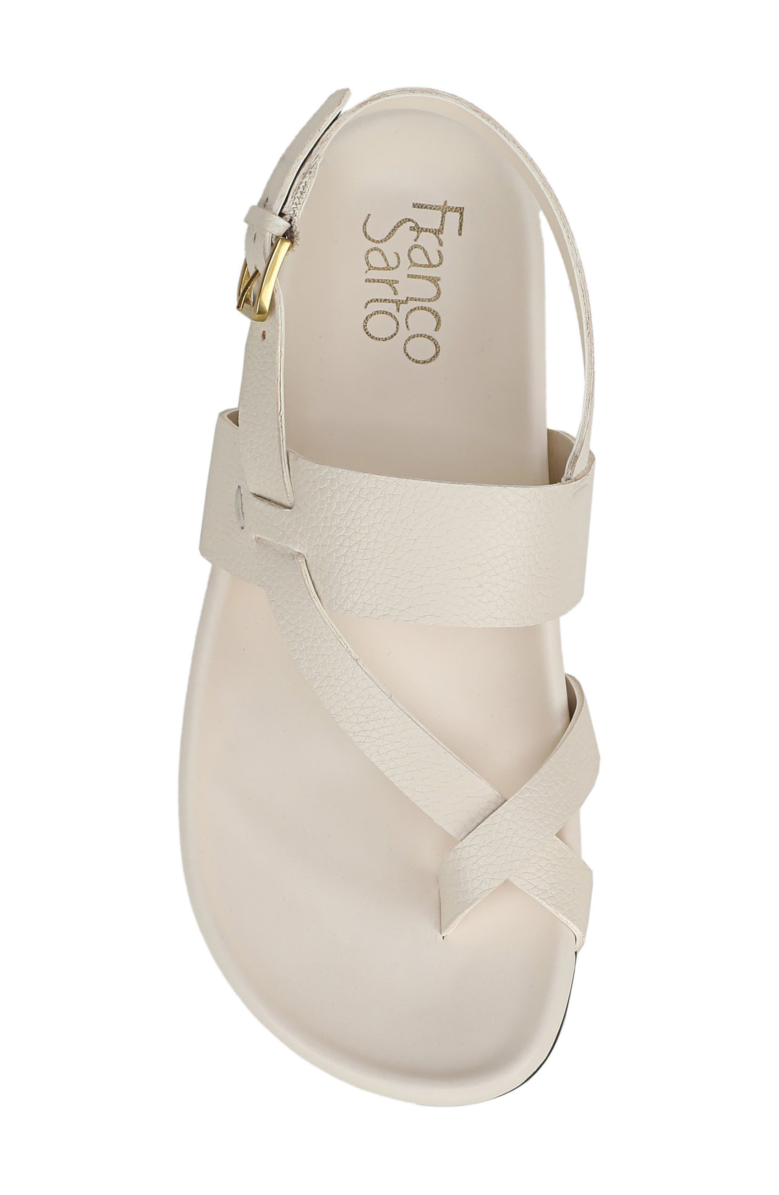 Beryl Toe Loop Slingback Sandal, Alternate, color, WHITE