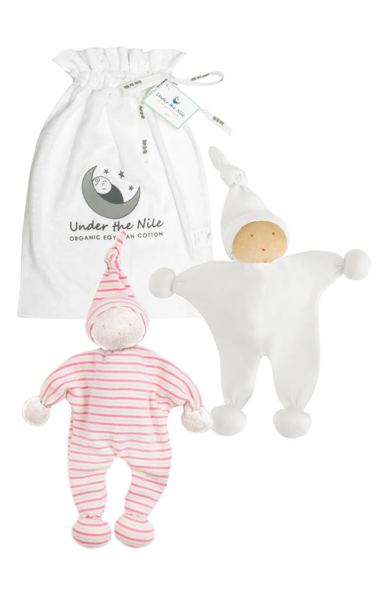 Under the Nile 2-Piece Organic Cotton Doll Toy Set, Main, color, 