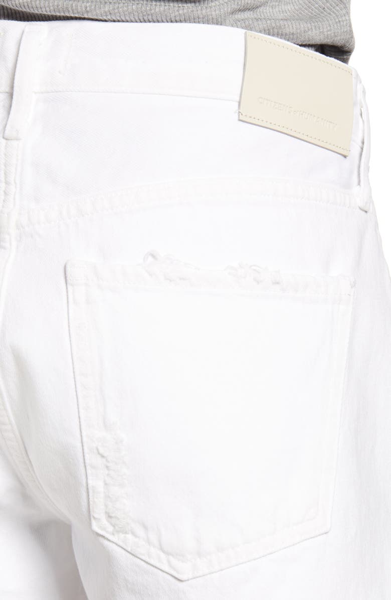 Citizens of Humanity Annabelle Organic Cotton Denim Cutoff Shorts, Alternate, color, 