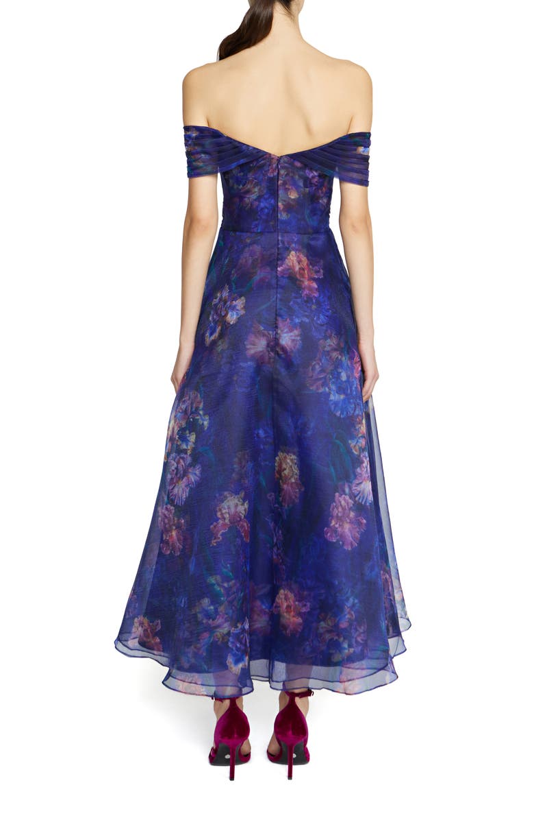 Theia Desiree Off the Shoulder Cocktail Dress, Alternate, color,