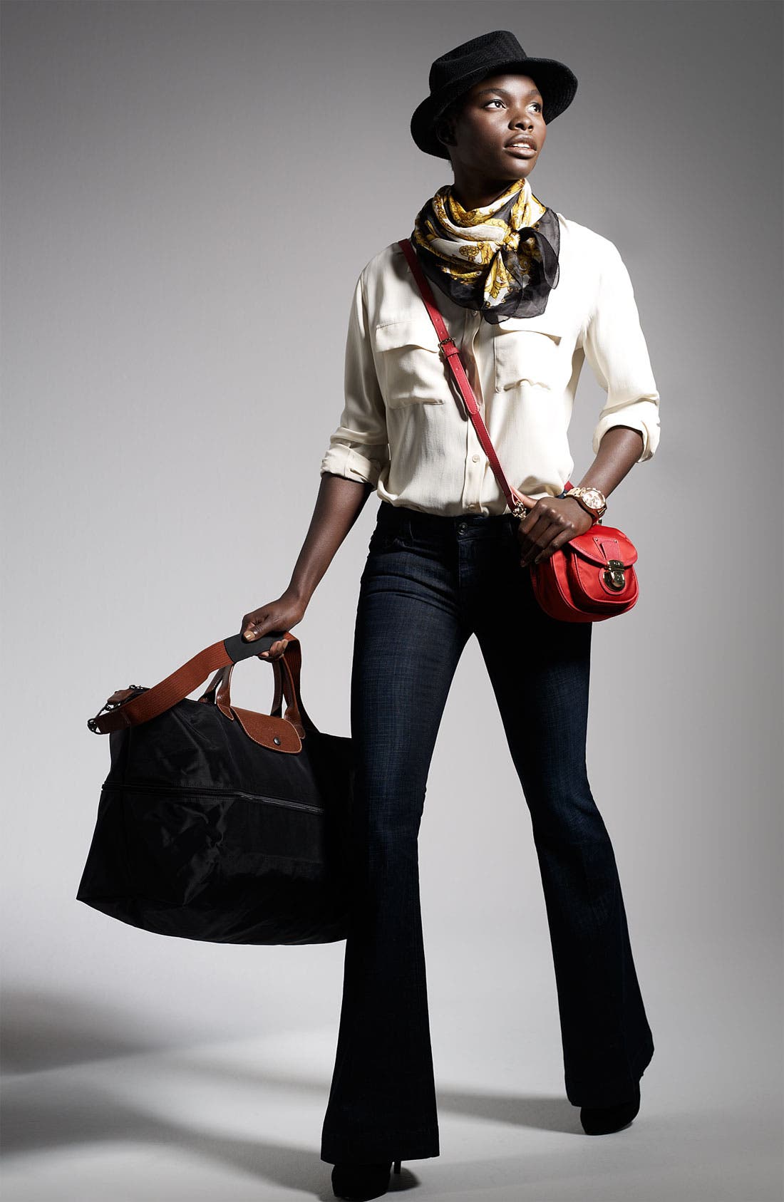 21-Inch Expandable Travel Bag, Alternate, color, COGNAC