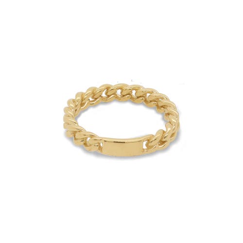 The Lovery Fine Jewelry Curb Link Ring In Gold