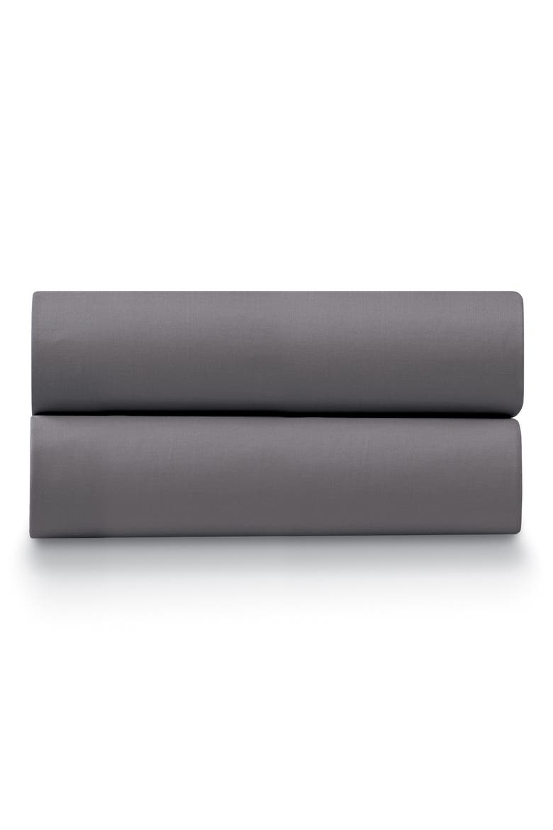 Cotton Pillow Protector - Set of 2, Main, color, CHARCOAL