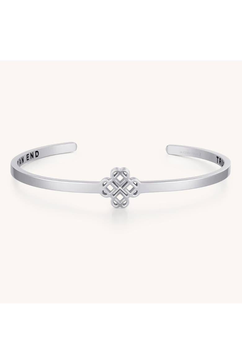 Kindred Cuff - A True Friendship Is A Journey Without An End, Main, color, Silver