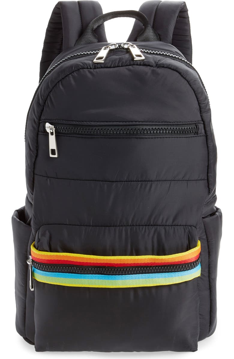 Sondra Roberts Rainbow Web Backpack, Main, color,