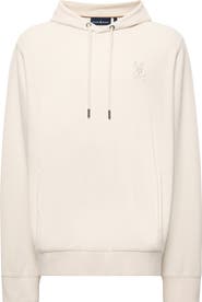 Psycho Bunny Kai Twill Texture Cotton Blend Hoodie