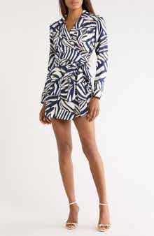 Diane von Furstenberg Riley Long Sleeve Minidress