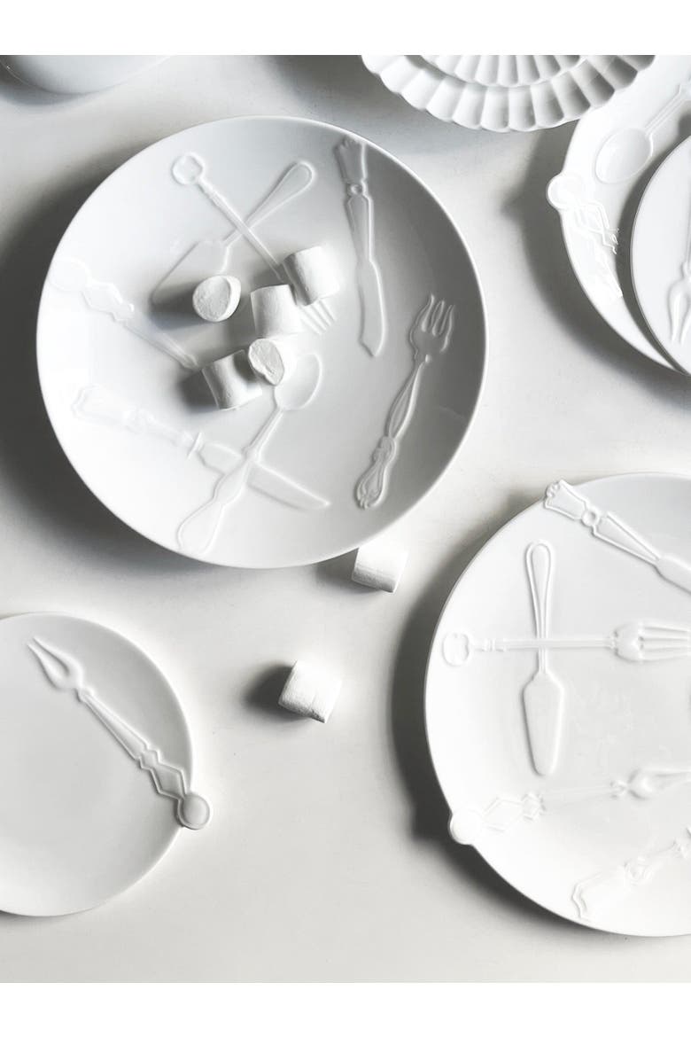 Cutlery Low Bowl, Alternate, color, Multi