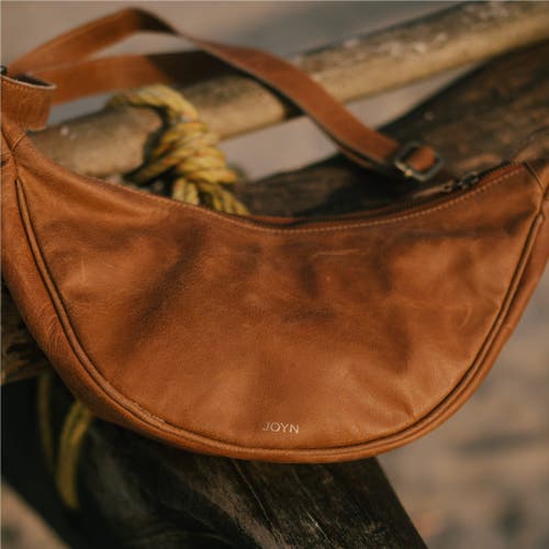 Joyn Leather Moon Sling In Brown