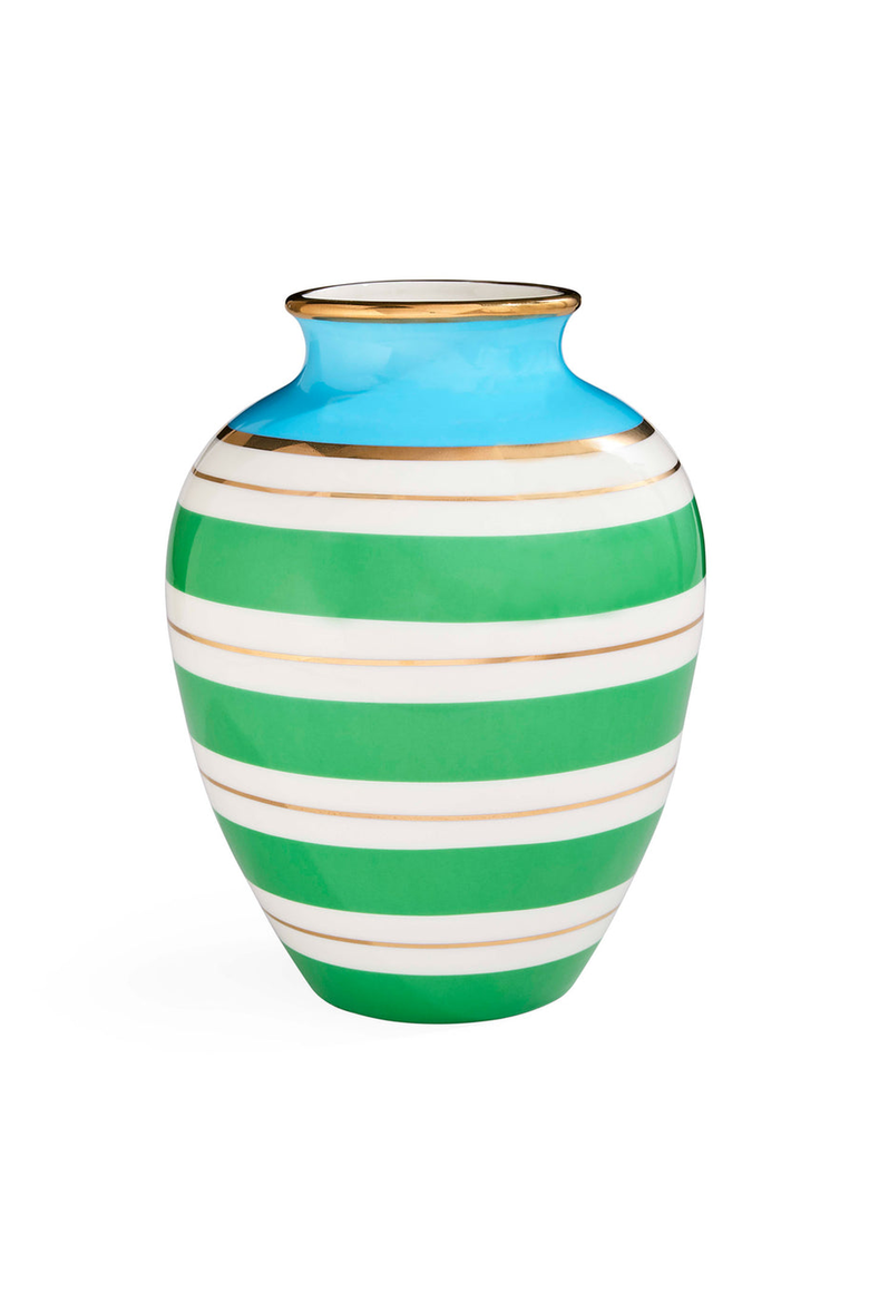 Portofino Urn Vase, Main, color, Green / White / Blue