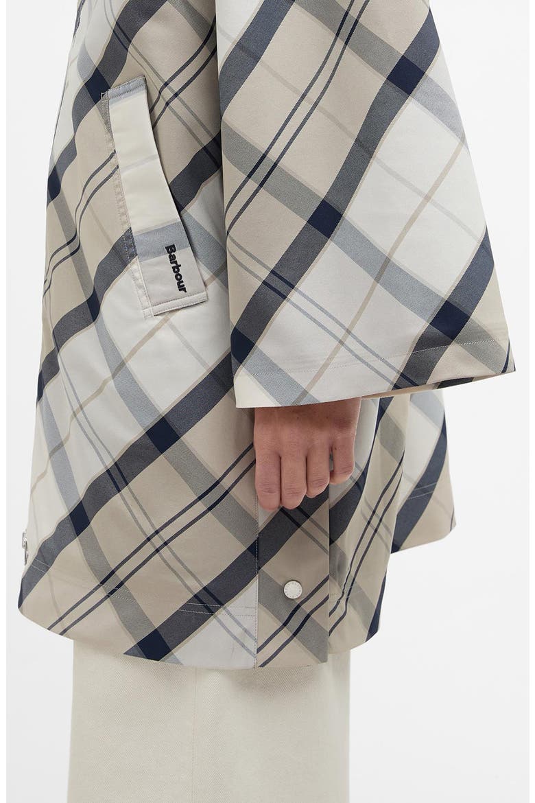 Kinsale Tartan Waterproof Raincoat, Alternate, color, DRESS NAVY TARTAN