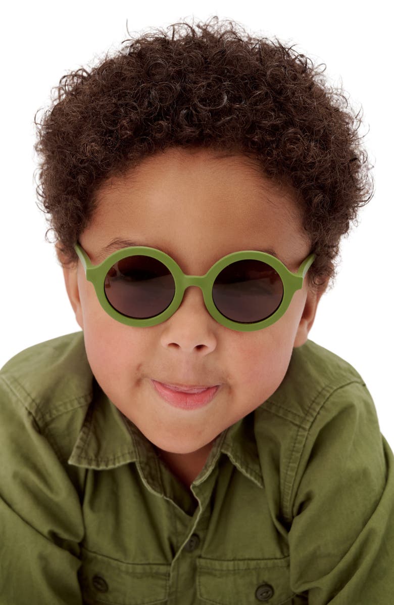 Babiators Kids
 Wild Moss Round Sunglasses, Alternate, color, Wild Moss